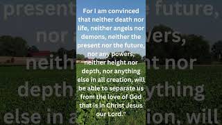 Romans 8v3839 Romans 83839 Romans 8 verse 3839 motivation faithinhardtimes prayer love [upl. by Nhar]