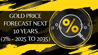 Gold Price Forecast Next 10 Years  Estimating a Rate of Return of 7 Per Year 2025 to 2035 [upl. by Losyram]