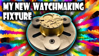 Making a Watchmaker Lathe Faceplate Fixture for Making Watches Watchmaking Vlog 45 [upl. by Starbuck]