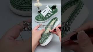 zapatos tejidos a crochet para damaLAS 4 TÉCNICAS PARA TEJER ZAPATOS EN CROCHE [upl. by Ezekiel]