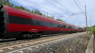 ITALO treno due transiti alla stazione di Roma Nomentana trains train [upl. by Hoy]