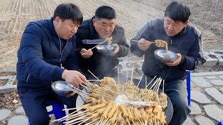 꼬치어묵 100개 만들어 실컷 먹어 봤습니다 Fish Cake Skewers [upl. by Dahraf454]