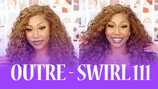 Outre Melted Hairline Swirlista Glueless HD Lace Front Wig  SWIRL 111 EBONYLINECOM [upl. by Conni]