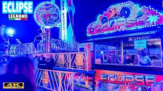 ECLIPSE Ride  Giostre 2024 🇮🇹 Legnano Lunapark 4K [upl. by Hedwiga]