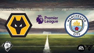 Wolverhampton x Manchester City  8 rodada Premier League 2425  EA FC [upl. by Rodie]