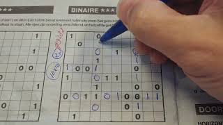 9387 Saturday Binary01 Sudoku puzzle Bonus Extra edition 10052024 Extra part 3 of 4 [upl. by Trimble]