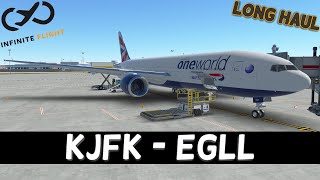 🔴Infinite Flight LIVE  LONG HAUL  New York to London Heathrow [upl. by Mohamed]