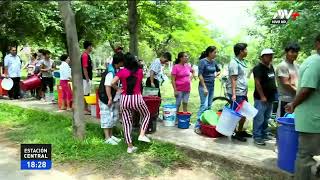 Más de 10 distritos de Lima Metropolitana no contarán con agua este martes 17 y miércoles 18 [upl. by Ynabe948]