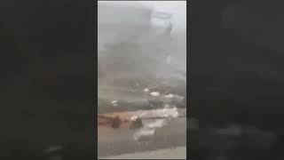 Les impressionnantes images des oragescrues en Espagne  orage tornado españa shorts viral [upl. by Iarised]