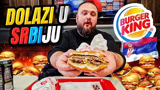 DEBELI SREMAC PRVI PUT u BURGER KINGU  McDonalds PADA u ZABORAV [upl. by Eneryc]