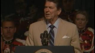 President Reagans Remarks to the American Bar Association at Constitution Hall July 8 1985 [upl. by Galven]