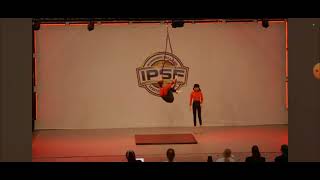 Rauschenberger Nikolett WPAC 2023 Artistic Aerial Hoop senior women 1839 2nd place [upl. by Grubb332]