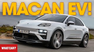 NEW Porsche Macan REVEALED – electric makeover for SUV  What Car [upl. by Sadonia]