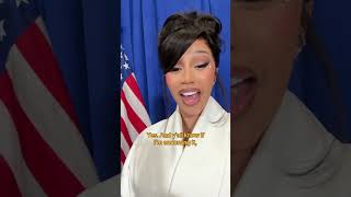 Cardi B amp VP Kamala Harris in a new video cardib kamalaharris 💙🗳🇺🇸 [upl. by Irrok593]