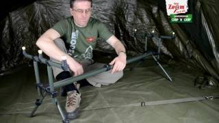 Carp Zoom  Standard Rod Pod Stojan [upl. by Seuqirdor]