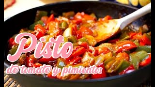 Receta de Pisto de tomate y pimiento  TOMATE FRITO [upl. by Modnar]