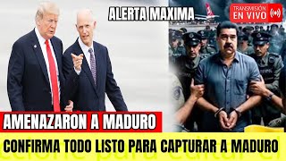 ULTIMATUM PARA NICOLAS MADURO 🔴OBJETIVO MILITAR DE EEUU 🔴 EDMUNDO HAY UN PLAN MARIA CORINA [upl. by Eelac]