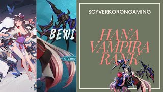 Onmyojiarena rank season 27 Hana Vampira ကို Onmyodo အသစ်နဲ့ ဆော့ထားခြင်း [upl. by Eltsirhc772]