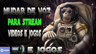 Como modificar a voz para  jogosDiscordTeamspeak3 e lives atualização 2021 [upl. by Nyltyak646]