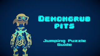 Guild Wars 2  Demongrub Pits  Jumping Puzzle Guide [upl. by Barnum]