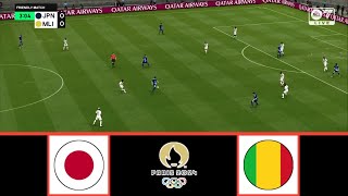 JAPAN U23 VS MALI U23  OLYMPICS 2024  ROUND 2  FOOTBALL LIFE 2024 [upl. by Rutter]