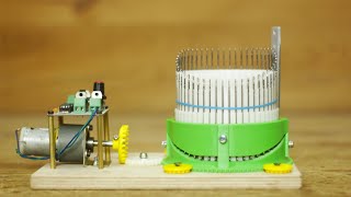 DIY Circular Knitting Machine [upl. by Ehsrop612]