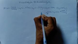 Formaldehyde to Acetaldehyde reactions board2025 [upl. by Luapsemaj]