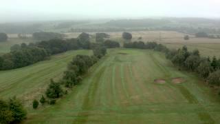 Brancepeth Castle Golf Course Flyover  Hole 13 [upl. by Thaddus]