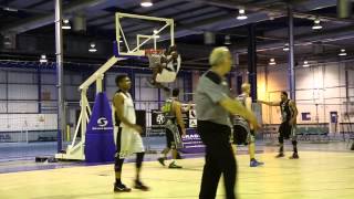 Hoops Men vs Bracknell Cobras dunk clip [upl. by Ridan]