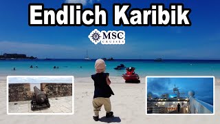 Von Brasilien in die sonnige Karibik 🛳️ MSC Weltreise 2024 mit der MSC Poesia 023 [upl. by Starbuck]