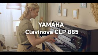 Yamaha Clavinova CLP 885 Digital Piano  Klavierhaus Pianoart [upl. by Dennet]