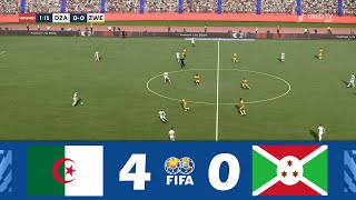 Algeria vs Burundi 40  International Friendly 2024  Match Highlights [upl. by Yesllek]