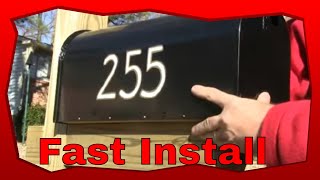 How To Install A New Mailbox And Wooden Post [upl. by Agostino]