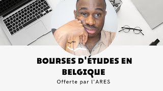 Bourses détudes en Belgique offerte par lARES [upl. by Adirehs]