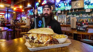 THIS BBQ SANDWICH CHALLENGE IN SOUTH CAROLINA HAS BEEN FAILED 76 TIMES  BeardMeatsFood [upl. by Ludovika410]