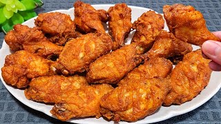 The Best Fried Chicken Wings Youll Ever Make You will cook it again amp again🔥😲  2 RECIPES [upl. by Curzon]