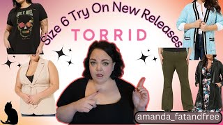 Torrid Size 6 6x New In Winter Spring Try On Haul  Extended Plus Size SSBBW Style amandafatandfree [upl. by Lener]