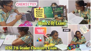 ICSE 7th GraderCHEMISTRY Exam Prep📚Pulling an All Night to Study TEXTBOOK😫Real Exam Routine✍️ [upl. by Stearne]