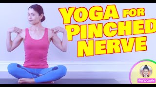 End Neck Shoulder amp Arm Pain Yoga for Pinched Nerve [upl. by Ahsik706]