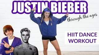 JUSTIN BIEBER THROUGH THE AGES 30 MIN DANCE WORKOUT [upl. by Nerraw]