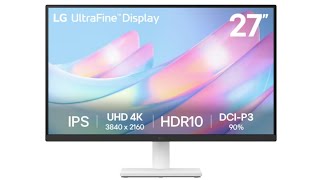 LG launches new 27inch 4K 60Hz IPS monitor with Super Resolution 90 DCIP3 amp more [upl. by Leile203]