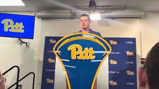 Pitt QB Eli Holstein Talks Opening Win Over Kent State  8312024  PSN [upl. by Namas]