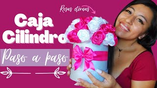 Caja Cilindro Para Rosas Eternas DIY Paso a Paso [upl. by Oriel59]