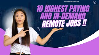 Top 10 HighPaying amp InDemand Remote Jobs in South Africa 2024 [upl. by Tdnerb600]