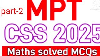 FPSC MPT test for CSS 2025 [upl. by Eytteb380]