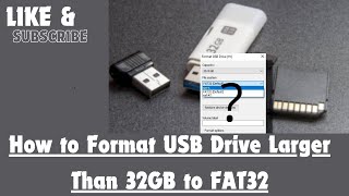 How to Format USB Drive Larger Than 32GB to FAT32 [upl. by Ainala791]