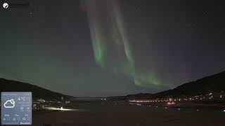 Aurora Over Kangerlussuaq Airport Greenland  September 24 2024 [upl. by Acissej668]