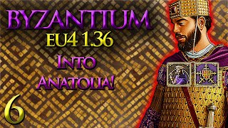 Into Anatolia  Byzantium Lets Play  EU4 136  Part 6 [upl. by Ettereve620]