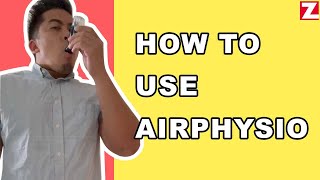 How To Use AirPhysio  Step By Step Guide [upl. by Pradeep]