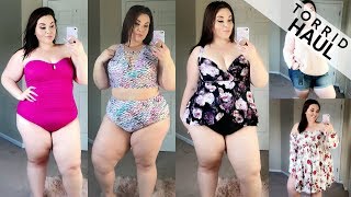 Torrid Haute Cash Haul 2018 SWIMSUITS Plus Size Fashion [upl. by Petuu]